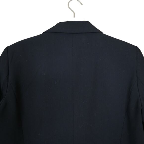 Calvin Klein Women's 12 Black One Button Front Lined Blazer - Picture 4 of 8